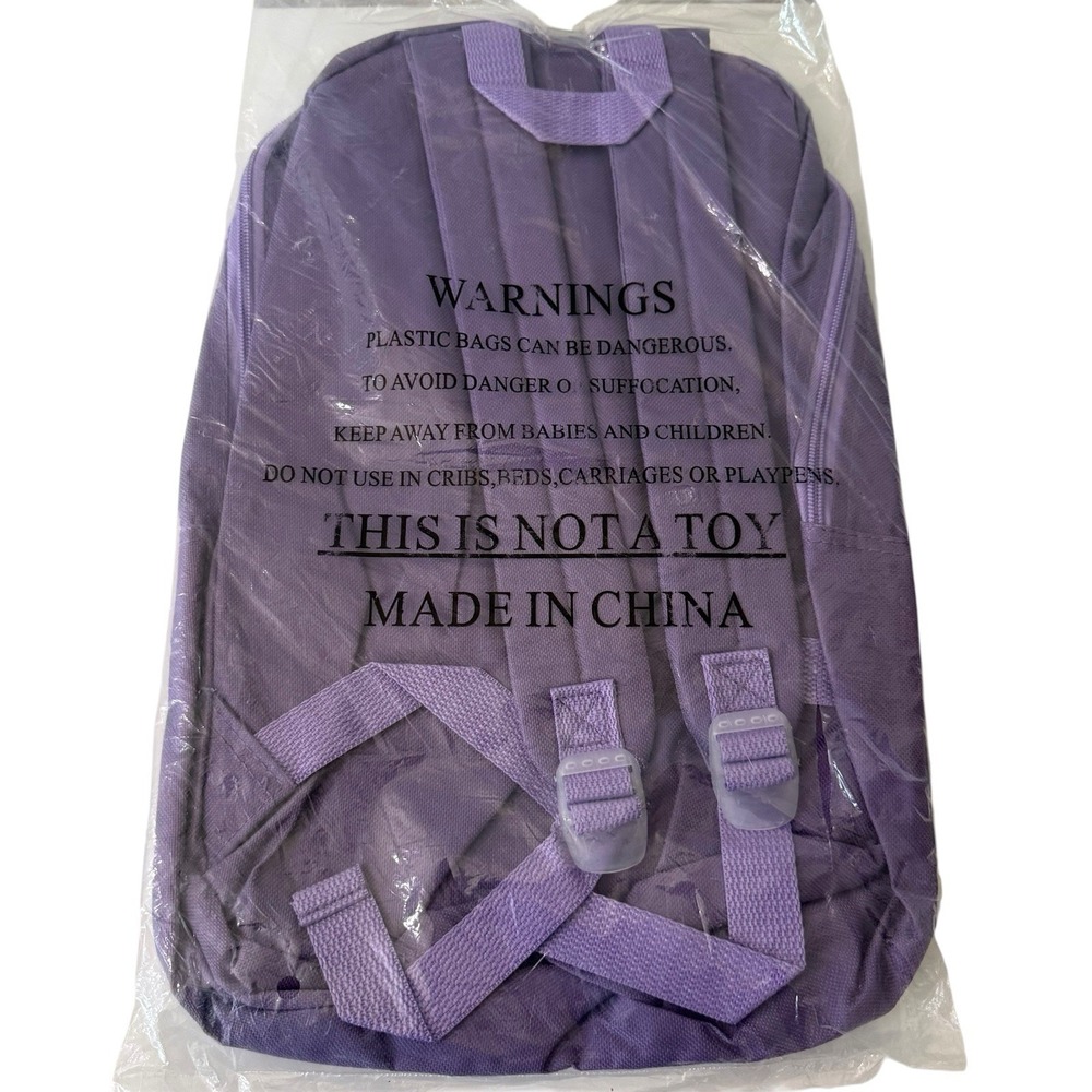 Trailmaker New Classic 17" Purple Adjustable Shoulder Strap Backpack S-4‎ - Picture 2 of 4